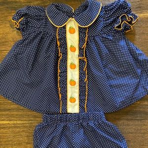 Classic Whimsy pumpkin outfit